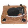 Analogue belt-drive turntable Adler AD 1914 with USB port, ceramic platter, DC motor, 33 1/3 rpm, Bluetooth 5.4, RCA outputs, built-in speakers