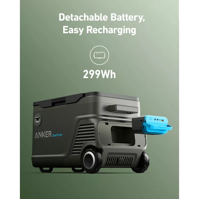 Battery Anker A17B5011 for cool box accessories, Black/Blue, 1 pc