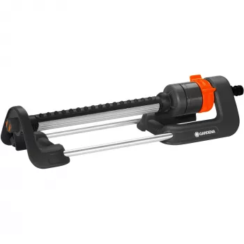 Oscillating water sprinkler Gardena Aqua M 18702-20 Black