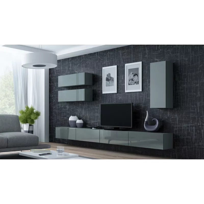 Cama Cabinet VIGO 90 full 90/35/32 grey/grey gloss