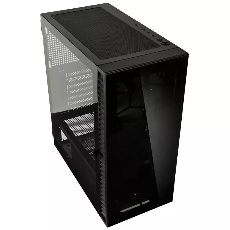Computer Case Kolink Observatory HF Glass Core Midi-Tower - Black
