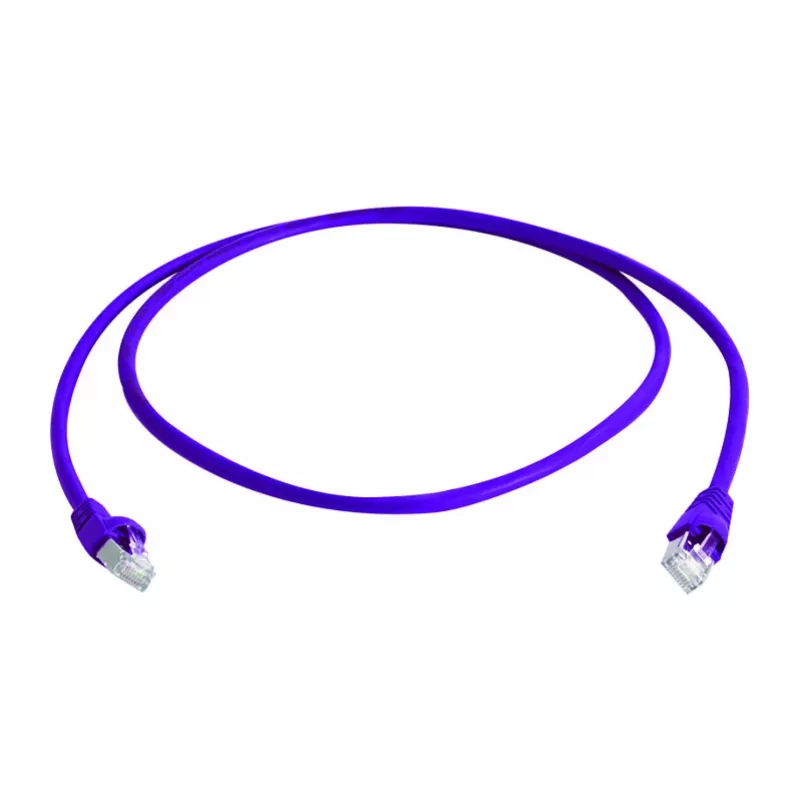 Networking cable Telegärtner CAT6a 5m Lilac S/FTP