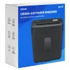 Paper shredder SAVIO ND-01, cross-cut 4 x 32 mm, 11 L bin, 230 W, black, 72 dB