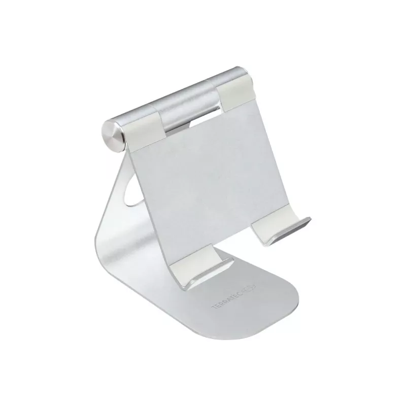 TERRATEC iTab M - Stand for mobile phone / Tablet - Aluminium - Silver - Screen Size: 8,8-25 cm (3.5-10) - Desktop-Stand (219728)
