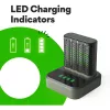 Battery charger docking station GP M452 for NiMH Micro AAA, Mignon AA rechargeable cells