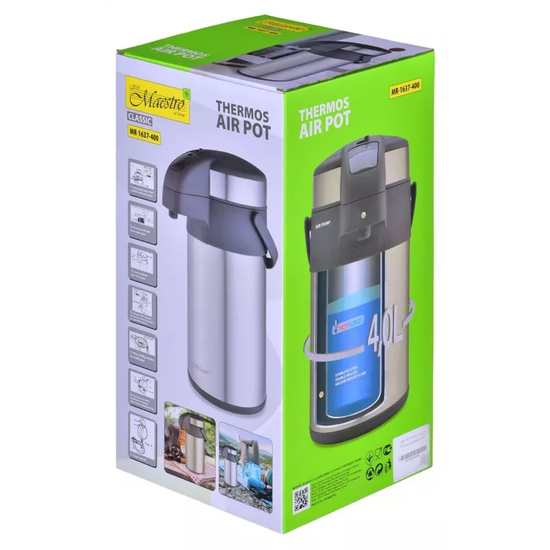 Maestro MR-1637-400-GOLD tourist thermos, 4 L