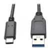 Tripp U428-003-G2 USB-C-to-USB-A-Cable (Plug/Plug) - USB 3.2 Gen 2 (10 Gbit/s) - Thunderbolt 3-compatible - 0,91 m - 1,83 m - USB C - USB A - USB 3.2 Gen 2 (3.1 Gen 2) - Male/Male