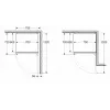 Refrigerator-freezer combination Bosch Series 4 KGN497ICT 440 l C Stainless steel