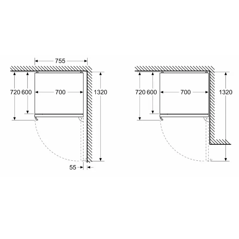 Refrigerator-freezer combination Bosch Series 4 KGN497ICT 440 l C Stainless steel
