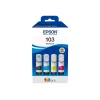 Ink cartridges pack Epson EcoTank 103 — Original 4-colour set (Black, Cyan, Magenta, Yellow), Black 4500 p., Colour 7500 p.