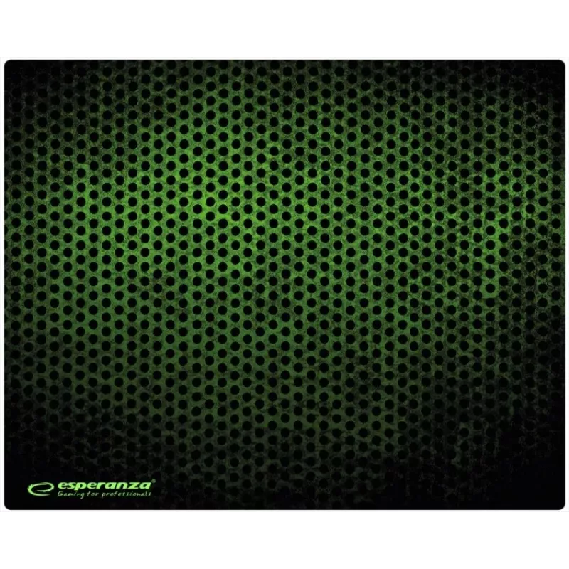 Mouse pad ESPERANZA EGP102G — gaming rubber mat 300×240 mm, 3 mm, green/black, non-slip