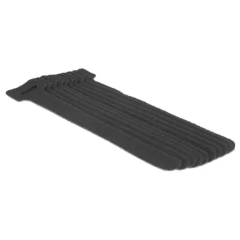 Hook/Loop Fastener DeLOCK 18686 Black 10 pcs