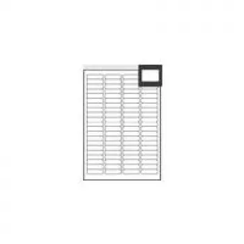 Avery Zweckform Avery - removable adhesive - White - 35.6 x 16.9 mm 2000 label(s) (25 Sheets x 80)