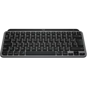 Logitech Master Series MX Keys Mini for Mac - Keyboard - compact - backlit - Wireless - Bluetooth LE - AZERTY - French - Space-Grey (920-012646)