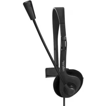LogiLink HS0054 - Headset - On-Ear - Wired - 3,5 mm Plug - Black