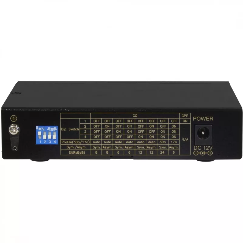 Modem ALLNET ALL-MC116VDSL2 160 Mbit/s 2x RJ45 SFP Black