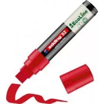 Paint Marker Edding 52 EcoLine, red, tip 4.0–15.0 mm
