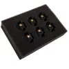 Fan Mount Screws RAIJINTEK Pelias black – pack of 6, mounting hardware for PC fans