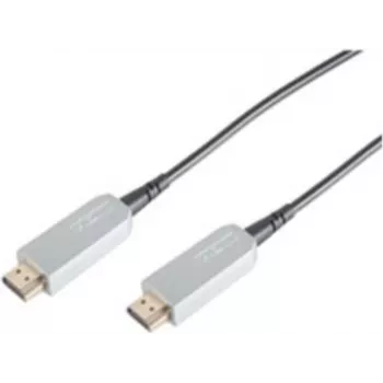 HDMI Cable ShiverPeaks BS01-20505 50m Type A Male to Male Black Silver