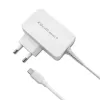 Power adapter QOLTEC 51039 65W AC-to-DC 220–240V 20.3V/3.25A Type C white, 1.7 m cable