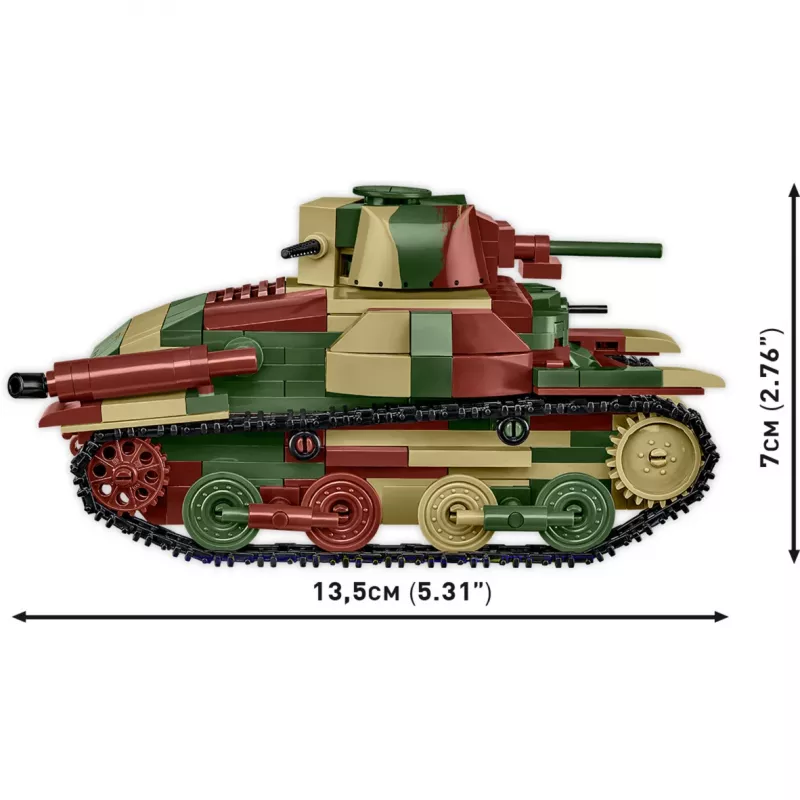 Cobi Historical Collection WWII Type 95 Ha-Go Tank, Multi