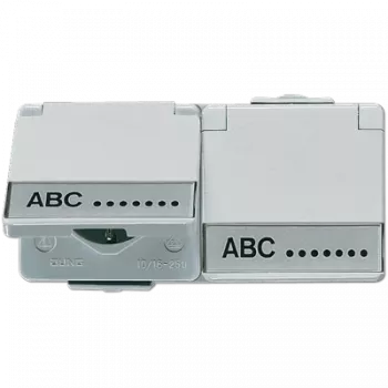 Socket outlet Type F JUNG 622 NAWW White