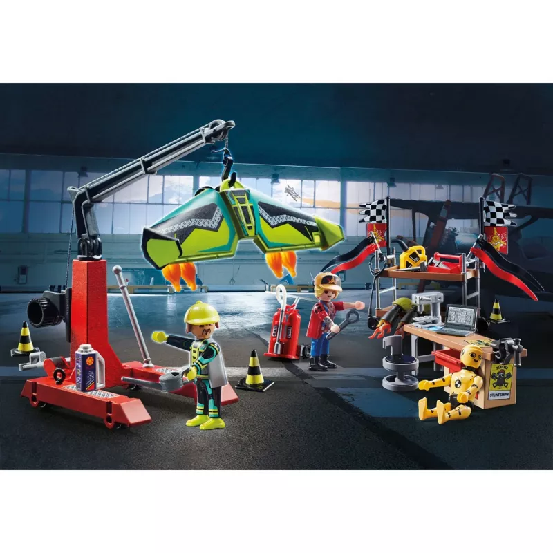 70834 Air Stuntshow Servicestation, Construction Toy
