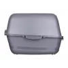 Cat litter box DIAMENTIQ BAYA anthracite, plastic, 55.5 x 40 x 38.7 cm, reversible doors