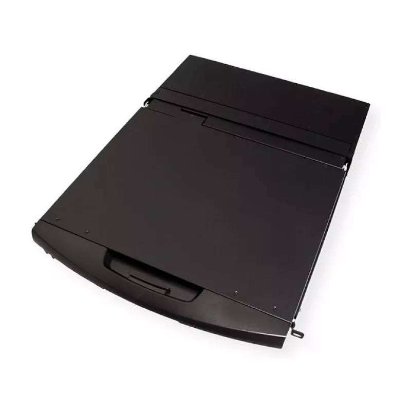 Rack console VALUE 26.99.0123, 17 inch (43.2 cm) LCD, 1280×1024, 1U, French keyboard, black