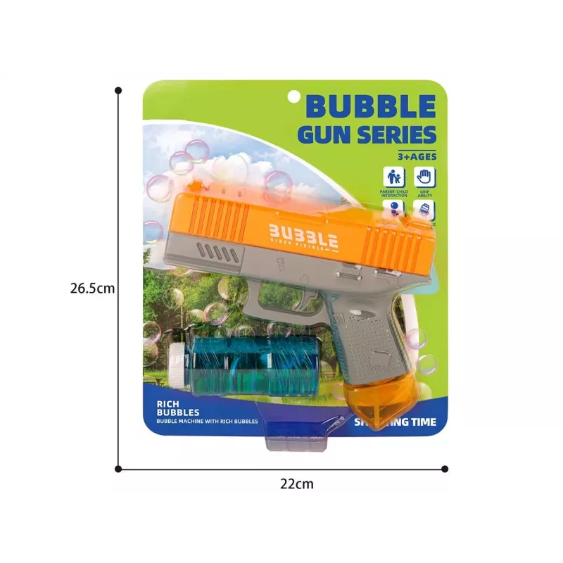 Bubble Gun with liquid