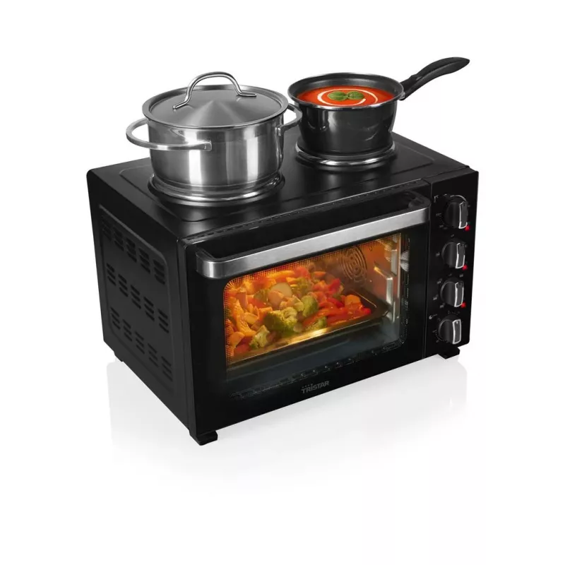 Tristar Convection Oven with 2 Hot Plates | OV-3670 | 35 L | 3200 W | Black