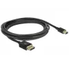 DeLOCK - DisplayPort-Cable - DisplayPort (M) to Mini DisplayPort (M) - 2 m - Black - 8K Support