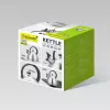 Kettle Maestro MR1302 stainless steel 2.5 L, induction-ready, hinged whistle, black handle