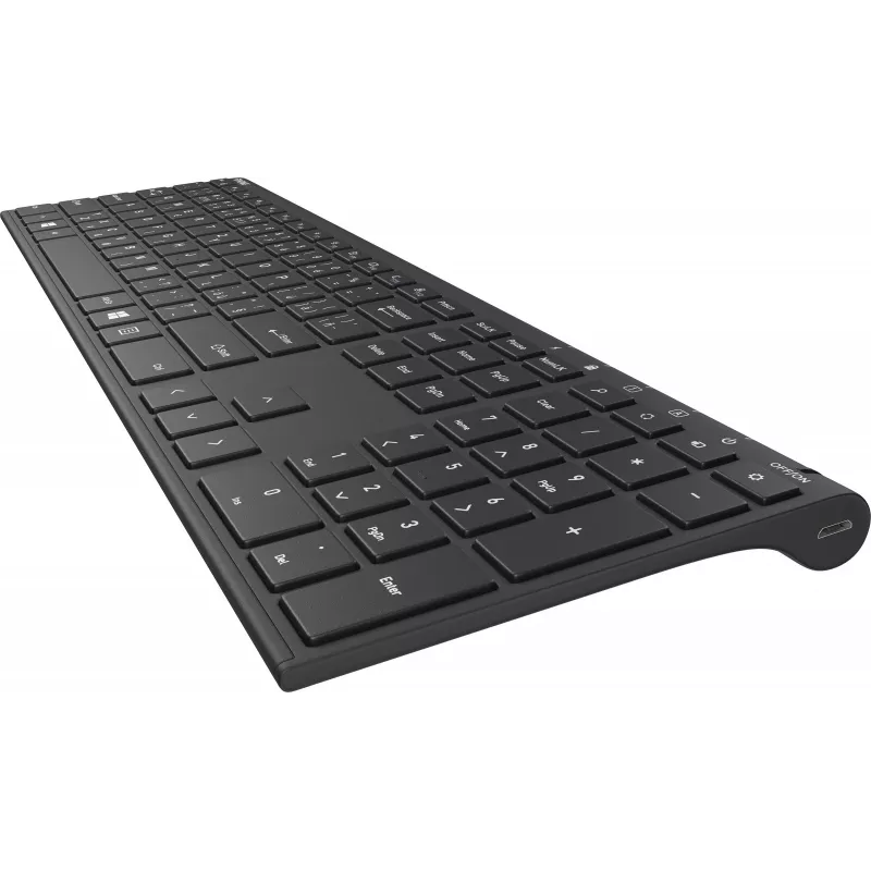 Wireless keyboard YENKEE YKB 2000 CSBK — slim compact design, wireless connection
