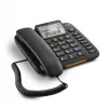 Analog telephone Gigaset DL380 Caller ID Wired handset Black