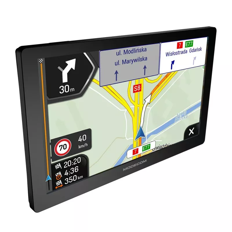 Modecom FreeWAY CX 7.4 car navigation with iGO Navigation Truck Europe, yearly update