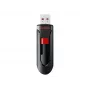 USB flash drive SANDISK Cruzer Glide 32 GB USB Type-A 2.0, slide design, password protection, black/red
