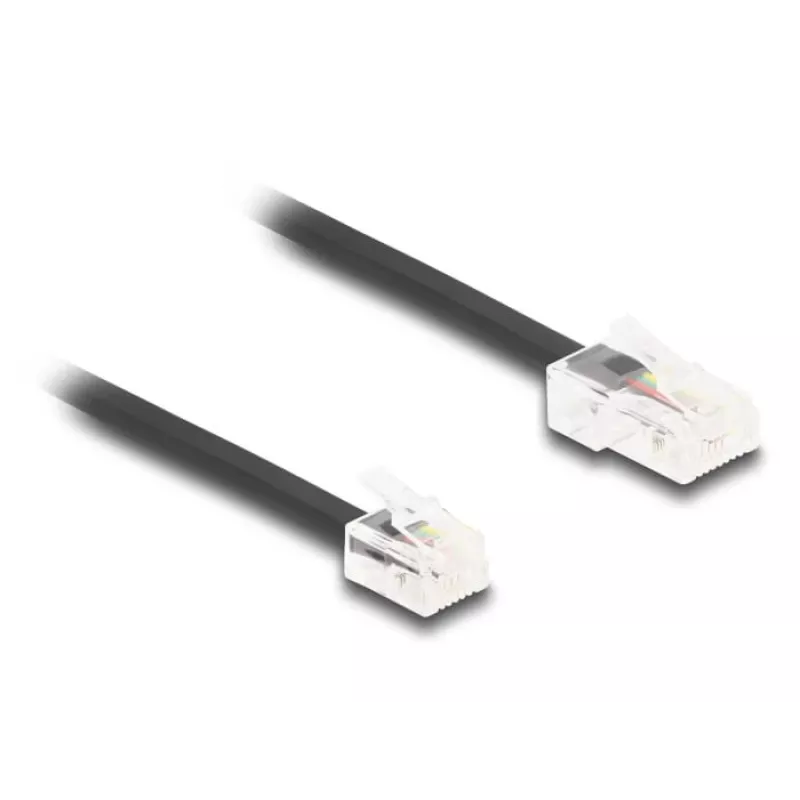 Telephone Cable DeLOCK 88036 RJ45 to RJ11 2m Black