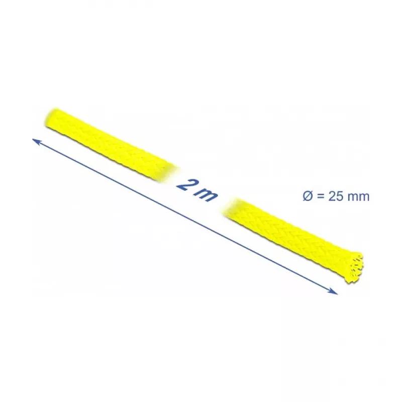 Cable Sleeve DeLOCK 20750 Yellow