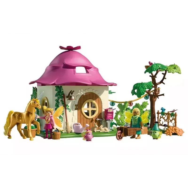 Figure Set Princess Magic 71838 Cosy Fairy House and Gold Unicorn