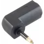 Angle Adapter ShiverPeaks 69051 — Toslink (optical) female to 3.5 mm optical plug