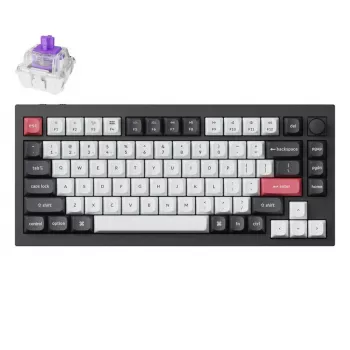 Mechanical Keyboard Keychron Q1 HE RGB Hot-Swappable Wireless Carbon Black
