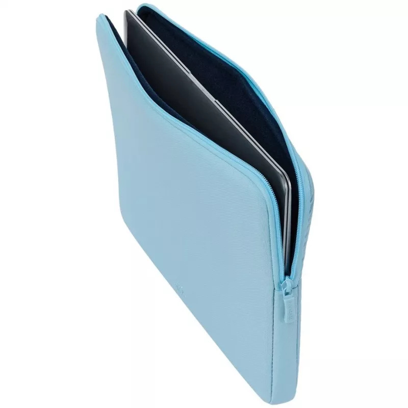 Laptop sleeve Rivacase Riva Szuzuka 14 inch Pastel Blue — protective neoprene case for 14 inch laptops