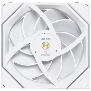 LIAN LI UNI FAN TL Wireless 120mm ARGB Reverse Blade, 3-Pack, White