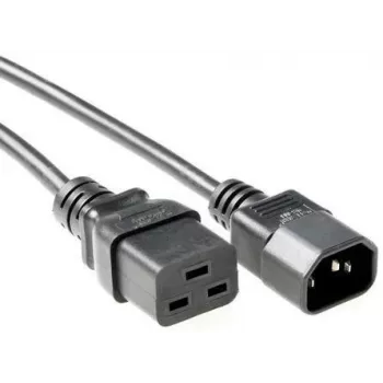 Microconnect PE0191410 power cable Black 1 m C19 coupler C14 coupler