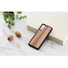 Phone case man and wood Galaxy S20 cappuccino black — protective smartphone cover for Samsung Galaxy S20