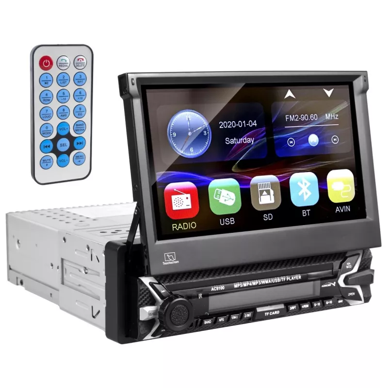 Audiocore AC9100 radio Car Digital Black, Red