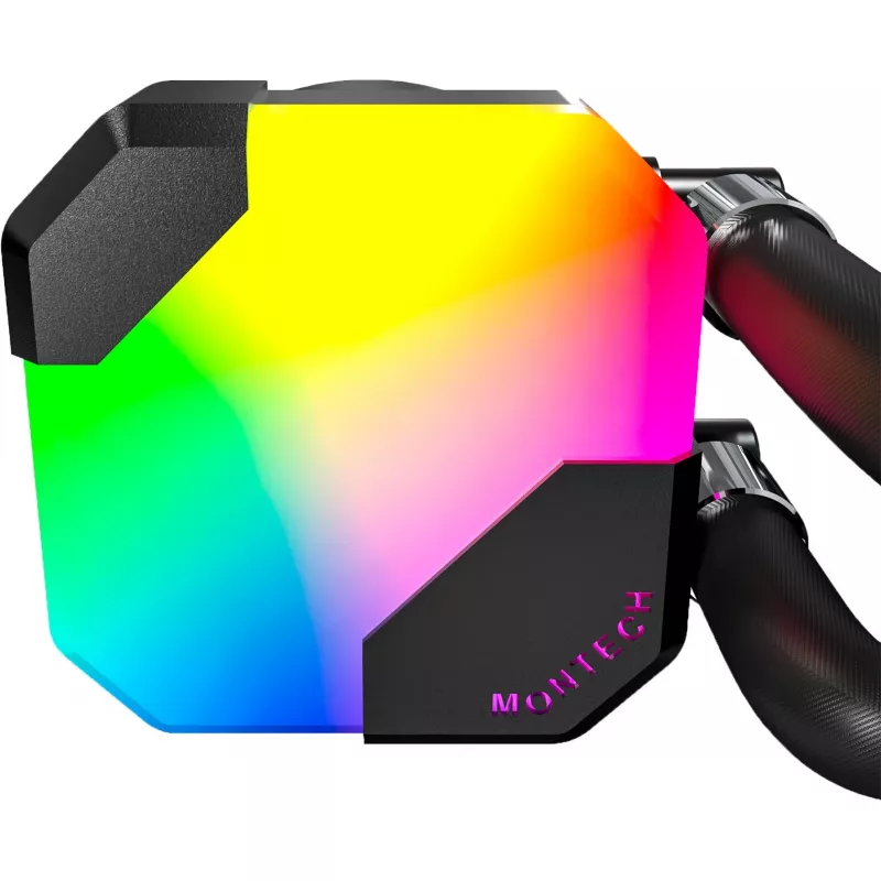 AIO Water Cooling Montech Hyper Flow ARGB 360 mm Black — 360 mm radiator, ARGB, closed-loop CPU cooler