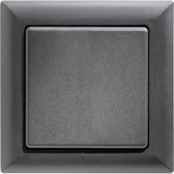 Eltako wireless switch FT55-an anthracite — single rocker, battery-free wireless control