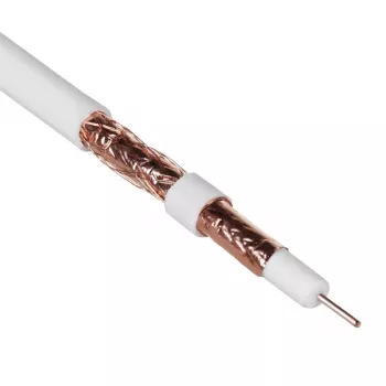 Coaxial cable Maclean MCTV-471 RG-6/U 50 m White